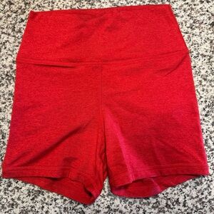 FLEO True High Contour Shorts - Small - Heather Chili Red - Like New!